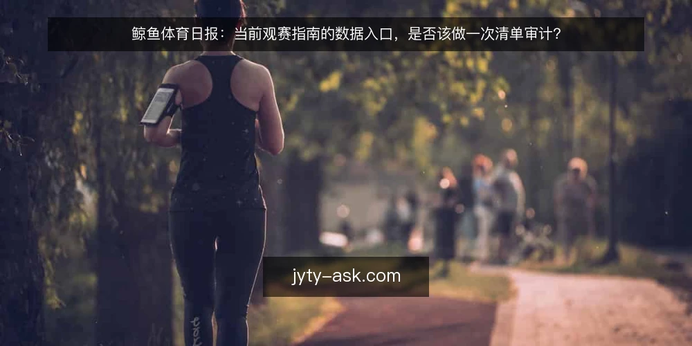 鲸鱼体育日报：当前观赛指南的数据入口，是否该做一次清单审计？ — 为何现在需要审计观赛指南 配图