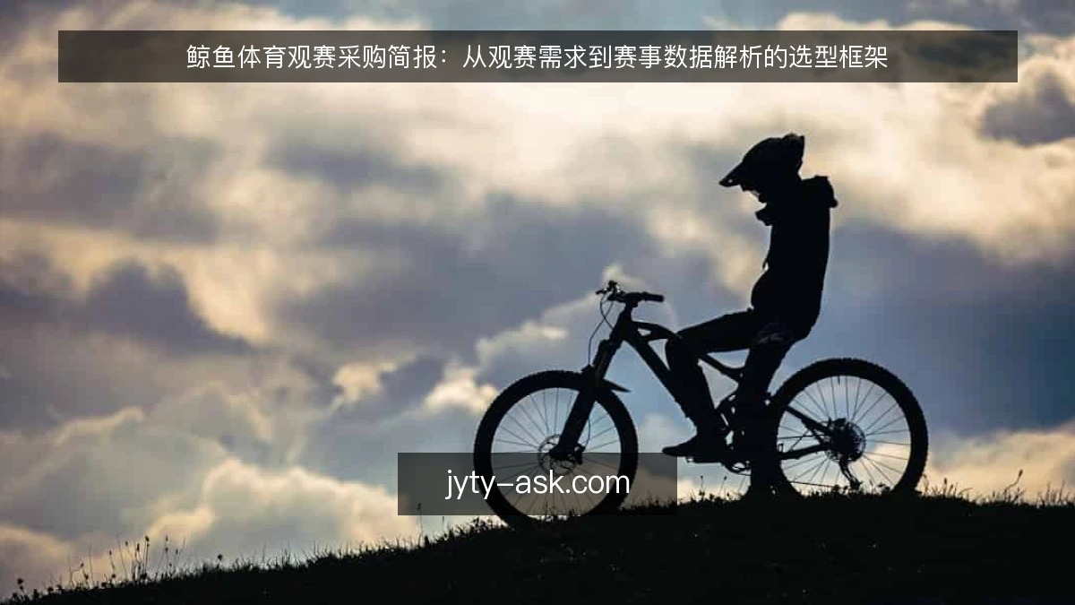 鲸鱼体育观赛采购简报:从观赛需求到赛事数据解析的选型框架