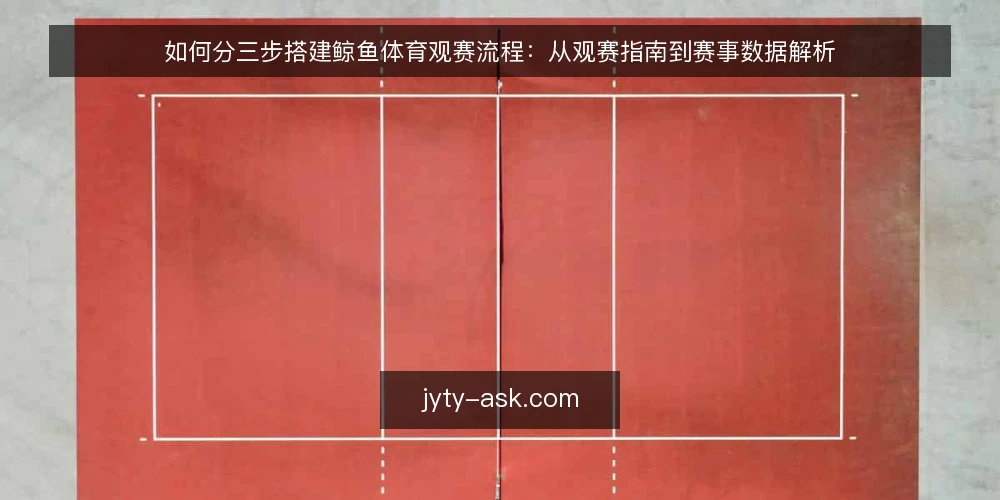 如何分三步搭建鲸鱼体育观赛流程：从观赛指南到赛事数据解析 — 先定基线：明确观赛目标与可用条件 配图